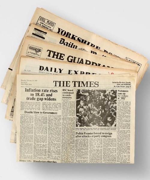 Historical Newspaper Searches